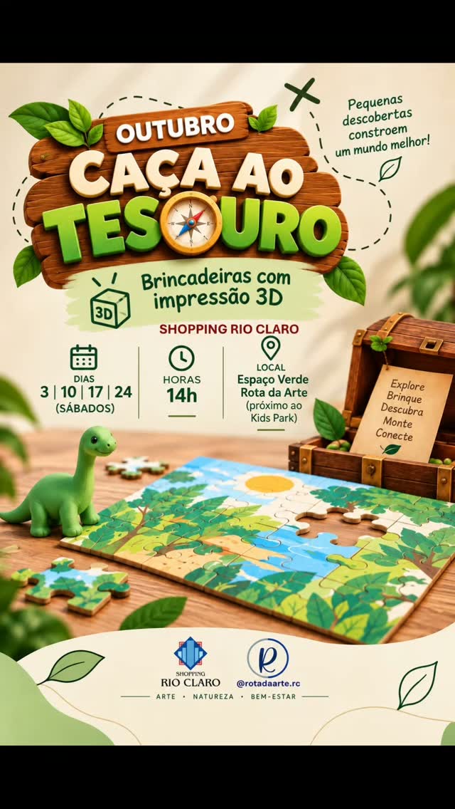Caça ao Tesouro no Shopping Rio Claro