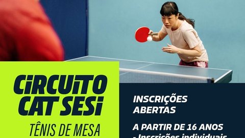 Circuito CAT Sesi de Tênis de Mesa