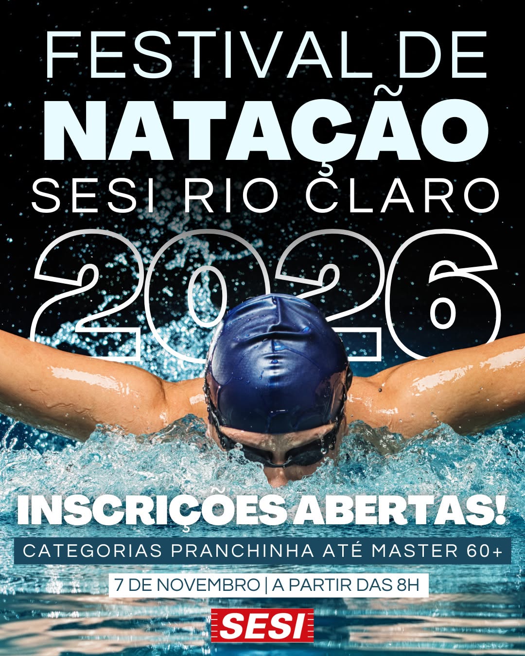 Festival de Natação SESI Rio Claro