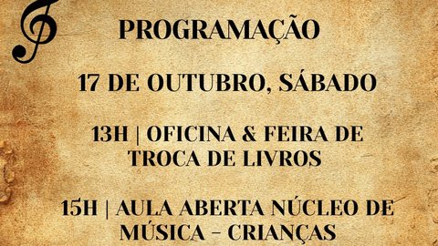 Oficina & Feira de Troca de livros