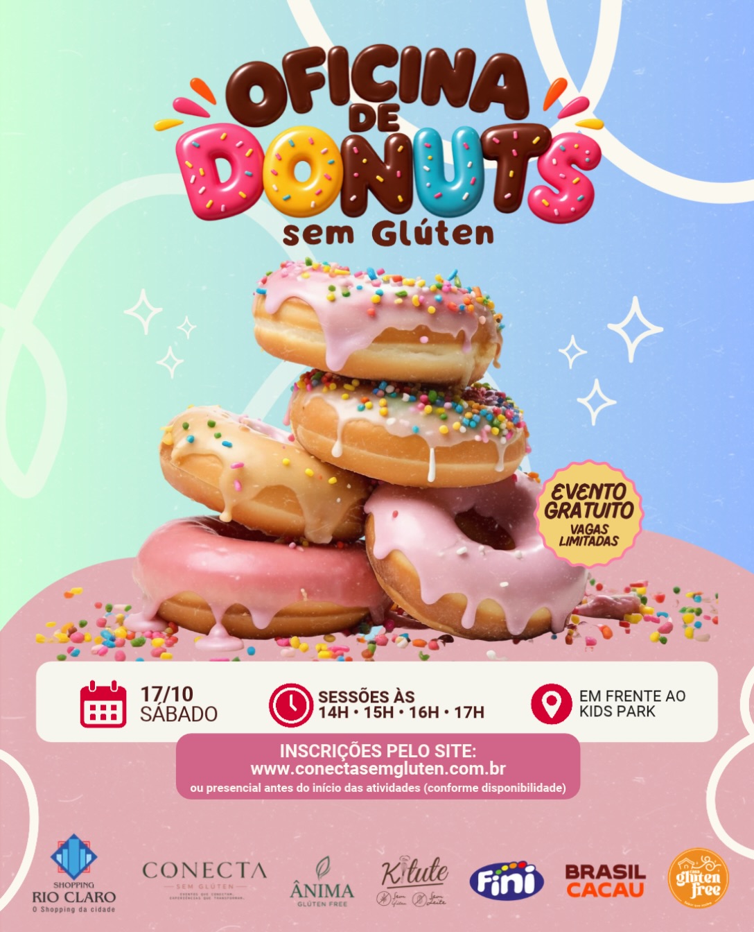 Oficina de Donuts sem Glúten
