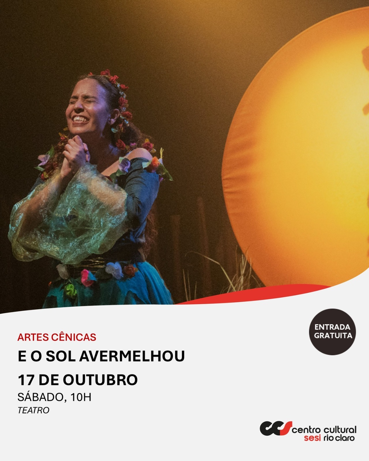 E o Sol Avermelhou