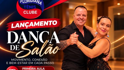 Lançamento Dança de Salão no Floridiana Tênis Clube