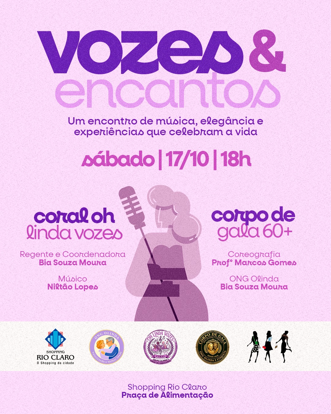 Vozes & Encantos no Shopping Rio Claro