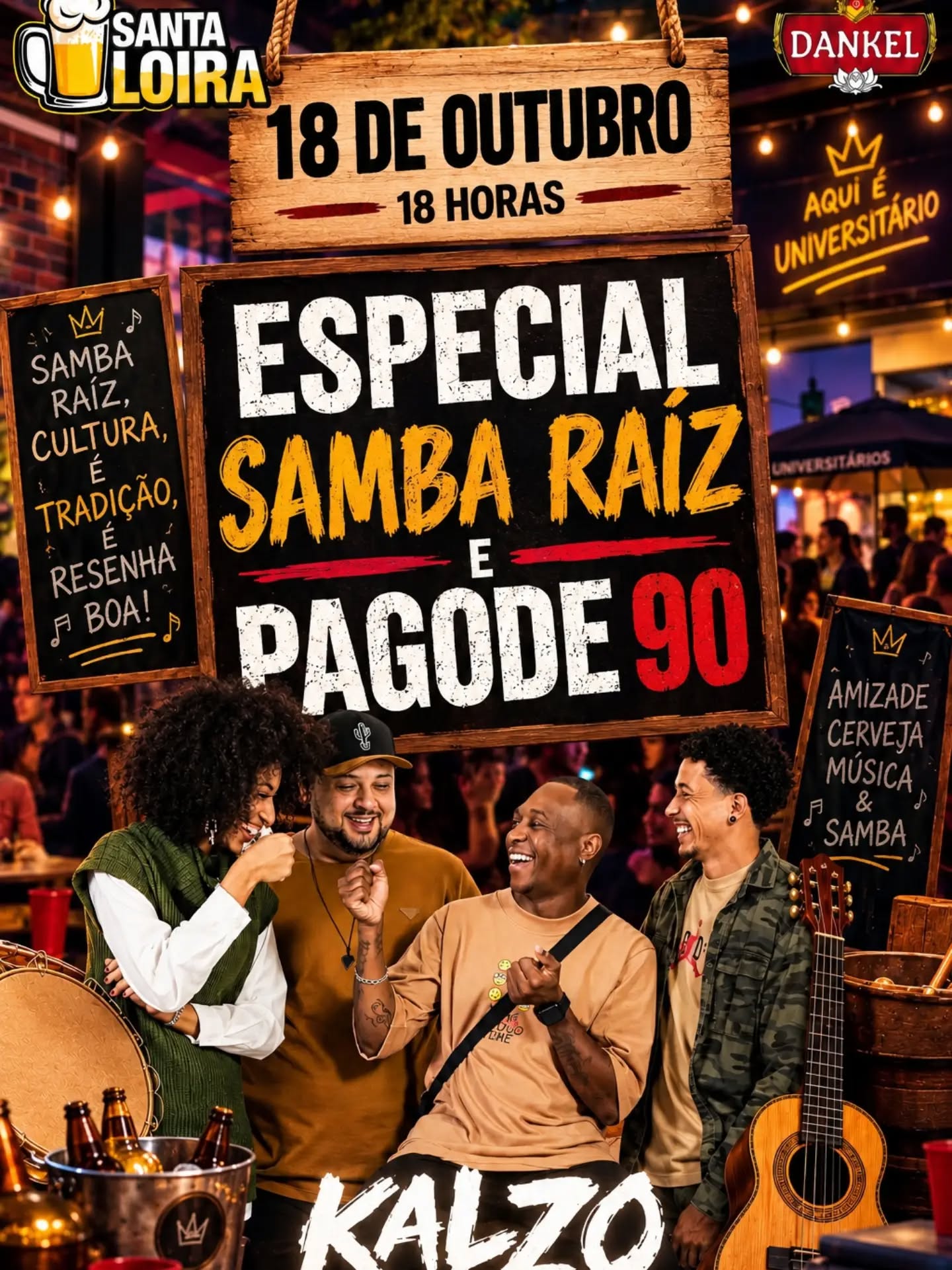 Especial Samba Raiz e Pagode 90 com Grupo Kalzo
